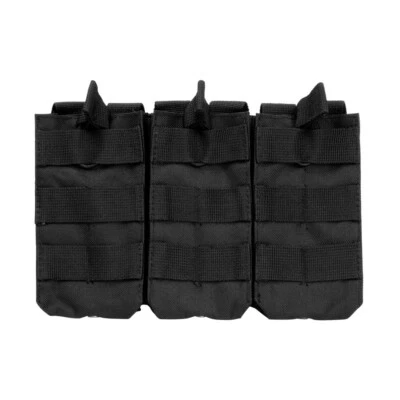 Bolsa de cargador MOLLE NEGRA 3 bolsillos para Lancer Tactical GEN 2 3 MK18 AEG Airsoft Foto 1 de 2