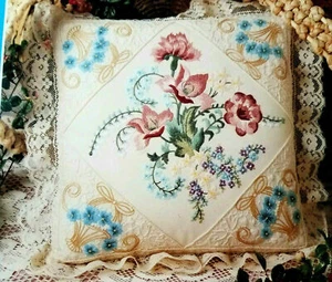 Kit Candamar 80219 ALMOHADA FLORAL VICTORIANA 14x14" Candelabro NUEVO Precintado - Imagen 1 de 6