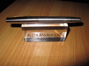Acrylic display block original Parker for show window shop Parker pen stationary - Picture 1 of 2