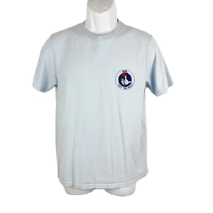 Vans Shirt Youth Extra Large Blue Short Sleeve Solid Off The Wall Graphic Tee - Picture 1 of 11