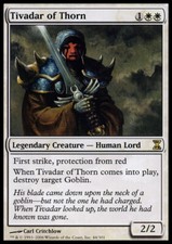 Magic the Gathering MTG Tivadar of Thorn (44) Time Spiral   LP