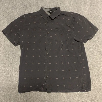 Volcom Men Shirt Size XL Button Front Graphic Shirt Short Sleeve - Image 1 of 4