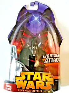 Star Wars Darth VaderE3 Revenge Of The Sith Lightsaber Attack Action Hasbro - Picture 1 of 10