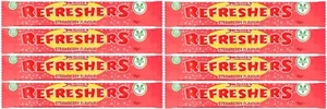 8x Swizzels Refreshers Strawberry Flavors Vegan Chew Bars 18g - Bild 1 von 2