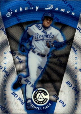 1997 Pinnacle Totally Certified Platinum Blue #104 Johnny Damon /1999 - NM-MT - Image 1 of 2