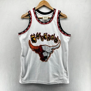 BRAND X Chicago Bulls NBA weiß Herren Trikot S Everything Looks Better In Flames - Bild 1 von 16