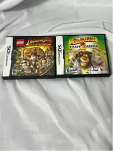 Nintendo DS 2 Spiele Konvolut: Lego Indiana Jones und Madagascar 2 - Bild 1 von 9