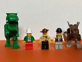 LEGO Adventurers Minifigures 5987-1  Dino Research Compound  Dino Island 2000