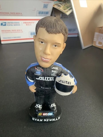NASCAR Bobble Dobbles RYAN NEWMAN Alltel #12 Bobble Head Hand Painted 7.5” Tall Cover