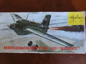 1/72 Heller MESSERSCHMITT Me 163 KOMET Rocket Fighter & Tow *Kit de construcción fuera de existencia - Imagen 1 de 3