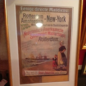 Vintage Eenige Directe Maildienst Poster Druck individuell gerahmt 27" mal 18,5" - Bild 1 von 6