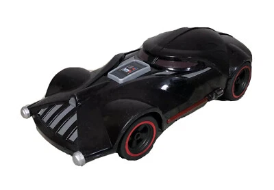 Star Wars Darth Vader Car Hot Wheels Light Saber Mattel Rare TESTED - Image 1 of 4