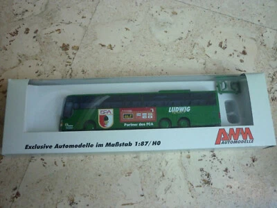 FC Augsburg Omnibus Model Modellbus Setra Mannschaftsbus Bundesliga FCA Rarität  - Bild 1 von 2