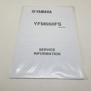 Yamaha Motorbike YRM660FS Factory Service Information 1st ed 2003 - Picture 1 of 2