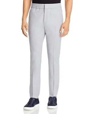 Pantalones de chándal Hugo Boss Howard para hombre a medida mezcla de lana con cordón - talla 36R - gris Foto 1 de 4