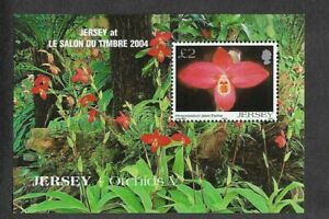 Jersey-Orchids -Le Salon overprint 2004  -   mnh min sheet