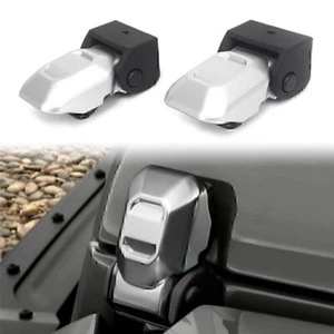 Silver Hood Lock Latch For Jeep Wrangler JL & Gladiator 2018-2021 2019 2020 US - Picture 1 of 8
