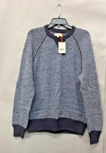 NWT! Jack Spade Men Blue Watkins Crewneck Sweater Large - Picture 1 of 4