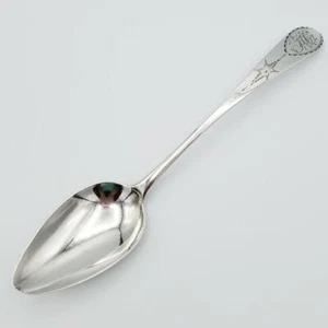 18th c. Coin Silver Tablespoon RW NY, PA  Robert Wilson - Picture 1 of 7