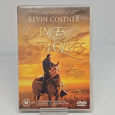 Dances with Wolves (DVD, 1990) Kevin Costner Mary Mcdonnell Graham Greene Rodney - Image 1 of 2