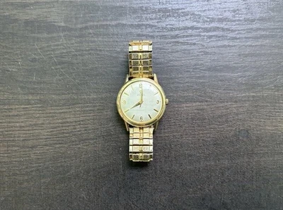 Omega LL6304 1963 automático lleno de oro de 10 k 550 probado y funcionando Foto 1 de 4