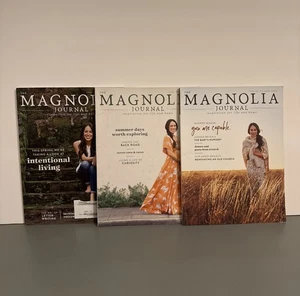 3 Lot: The Magnolia Journal Magazine Issues 2018 - Spring, Summer, Fall - Imagen 1 de 5