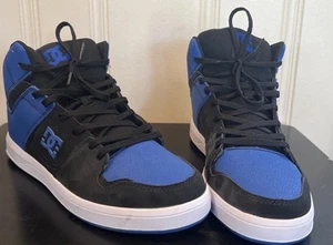 NEW Men’s DC Shoes Cure High Top Blue And Black Size 11 - Picture 1 of 8