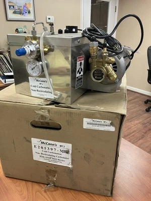 Carbonator no recirculante de carbonatación fría McCann's MTJ E201397 MBE Foto 1 de 4