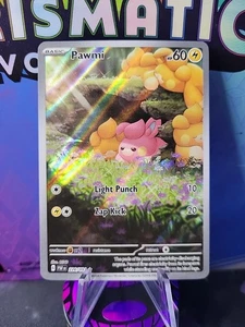 Tarjeta Pokémon holográfica ultra rara arte completo Pawmi 226/091 Paldean Fates MP - Imagen 1 de 2