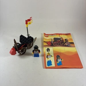 Lego Set 1971 Black Knight's Battering Ram komplett mit Anleitung & Minifigur - Bild 1 von 5