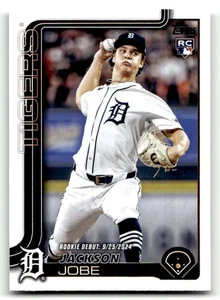 2025 Topps Update Jackson Jobe #US193 Rookie Debut RC Detroit Tigers - Picture 1 of 2