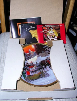 Harley-Davidson 1995 "Late Arrival" Collector Christmas Plate - Image 1 of 4