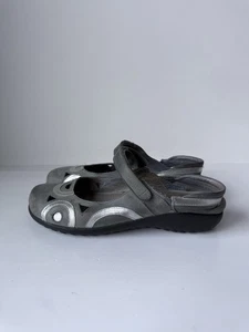 Zapato Naot Rongo Mary Jane para mujer talla 41 EU 10 EE. UU. gris cuero con tira trasera plana - Imagen 1 de 7