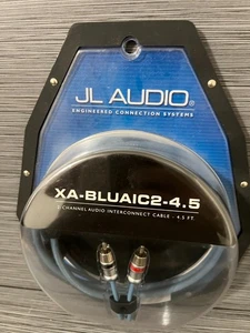 Cable de interconexión de audio amplificador JL AUDIO XA-BLUAIC2-4.5 2 canales 4,5 pies RCA NUEVO - Imagen 1 de 7