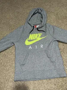 Nike Air Hoodie Sweatshirt Men Size Small Gray - Picture 1 of 2