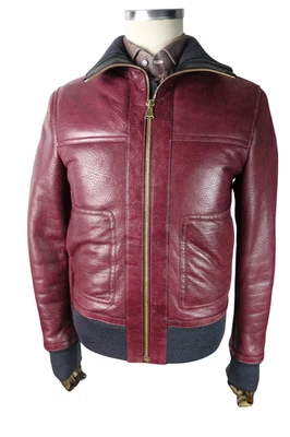 £3455 DOLCE & GABBANA СТРИЖЕННЫЙ МЕХ КОЖАНАЯ КУРТКА-БОМБЕР СДЕЛАНО В ИТАЛИИ 40 50 М - Изображение 1 из 4