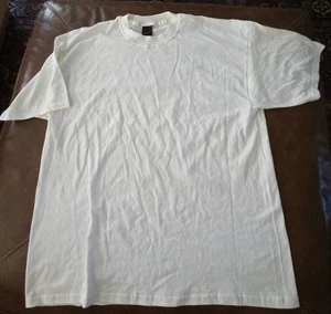 Nike Vintage Black Label White XXL Made In USA Mens Tshirt NEW - Picture 1 of 3
