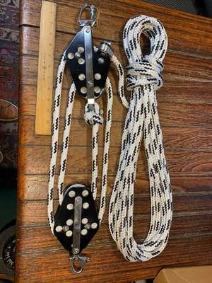 Elevador de pescante SCHAEFER SERIE 7, HOJA PRINCIPAL, VANG 4:1 40' DE 1/2" LÍNEA 2250#SWL Foto 1 de 4