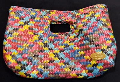 Josephine Alexander Collective Woven Plaid Clutch Purse~Waterproof~Lightweight - image 1 of 4