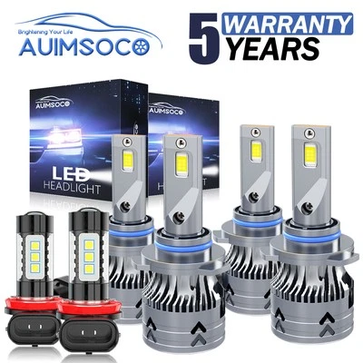 For 2004-2008 Chevy Colorado Cab Pickup 4-Door LED Headlight Hi Lo Beam Fog Bulb - Image 1 of 4