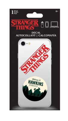 Stranger Things Welcome To Hawkins Phone Laptop Sticker Decal Official SandyLion - Image 1 of 4