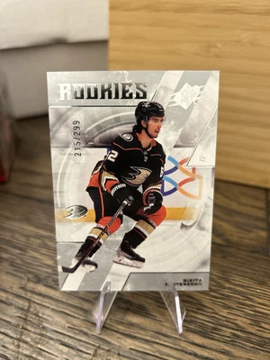 23/24 UD SPX Anaheim Ducks Nikita Nesterenko Rookies RC card #126 Ltd #/299 🔥 - Image 1 of 2