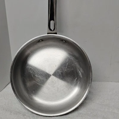 Viking 8in 3ply 18/8 Stainless Steel Skillet With Aluminum Core - Image 1 of 4