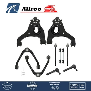 For Chevy Silverado 1500 2WD 10PCS Front Control Arms Sway Bars Tie Rods Kit - Picture 1 of 11