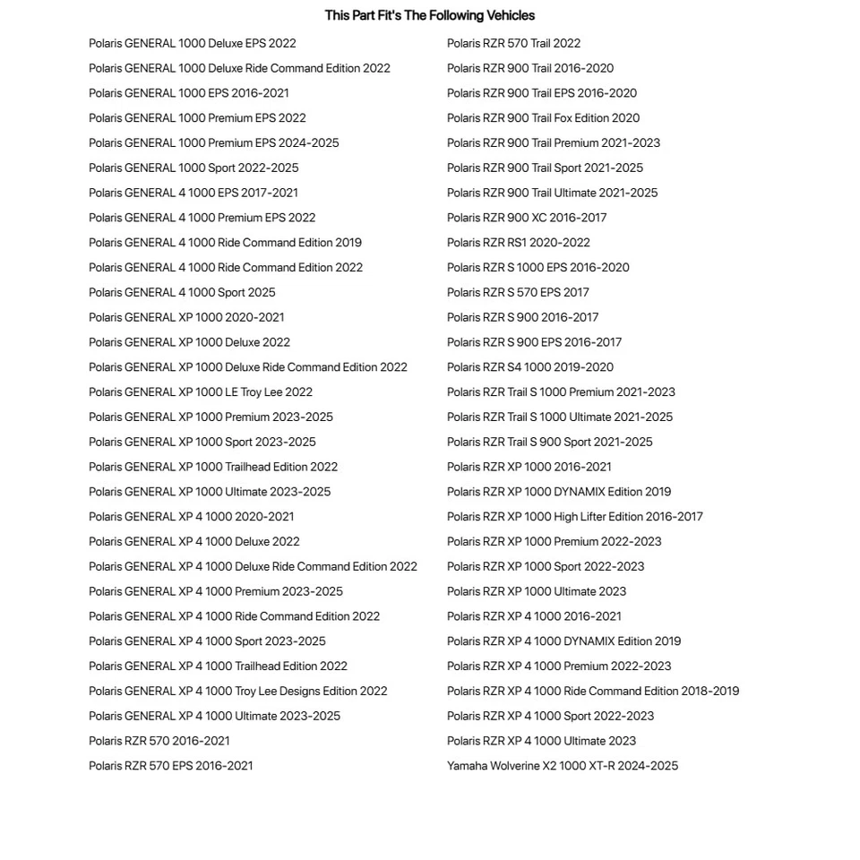 Tusk UTV 工具套件 带皮带移除工具 适用于 Polaris 通用 XP 1000 2020 - 2021 — 第 1/4 张图片