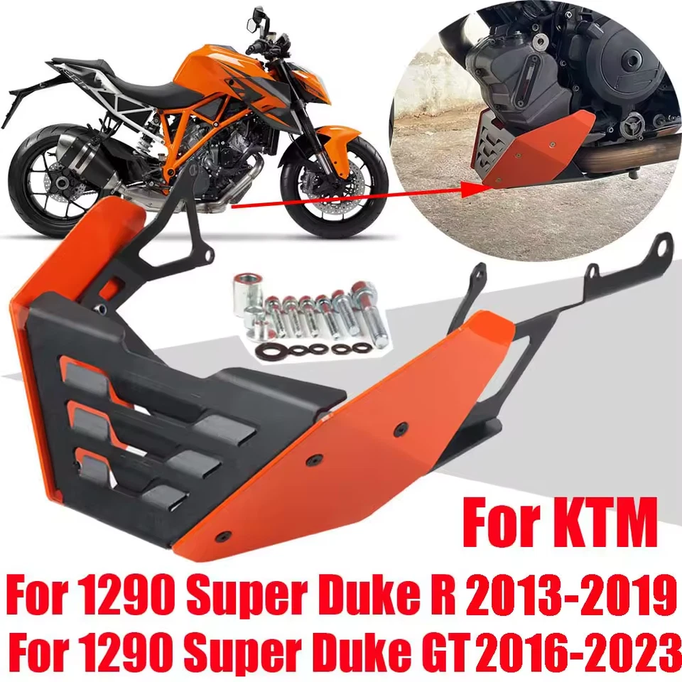 KTM 1290 Super Duke R GT Placa de deslizamiento Protector de motor Cubierta de protección Chasis bash Foto 1 de 4