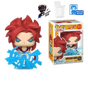 Funko Pop! Dragon Ball GT: Super Saiyan 4 Gogeta #2074 Chase Variante + Protector - Bild 1 von 1