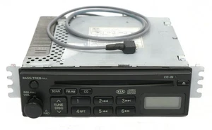 2002-2006 Kia Magentis AM FM Radio Single CD Player w Pigtail Aux ID 96160-3C102 - Picture 1 of 7