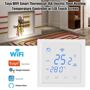 16A Tuya WIFI Smart Thermostat Electric LED Floor Heating Temperature Controller - Picture 1 of 22