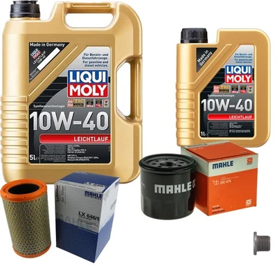 MAHLE Inspektionspaket 6 L Liqui Moly Leichtlauf 10W-40 für Renault Clio II 1.2 - Bild 1 von 4
